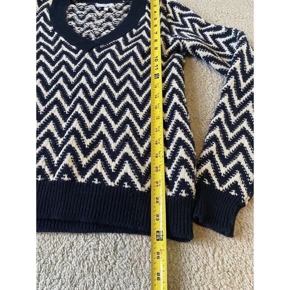 Adam Lippes Sweater Womens Size Medium Wool Cotton Knit Pullover Preppy Designer - Picture 8 of 11
